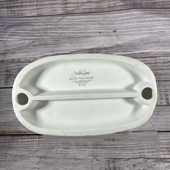 Precious Moments 1981 Figurine, Bless This House,#E-7164 - Picture 5 of 8